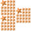 3Ensembles Paillettes Fleurs Dorées Plastique Pour Décorations DIY 8