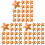 3Ensembles Paillettes Fleurs Dorées Plastique Pour Décorations DIY 3