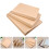 6Pièces Protège- -Notes En Kraft Khaki Avec Anneaux En Fer 11