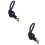 2Pièces Cordon Noir Pour En PU Avec Doublure Tissu 5