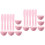 10Ensembles Bols De Mélange Silicone Rose Pour DIY 6