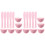 10Ensembles Bols De Mélange Silicone Rose Pour DIY 4
