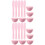 10Ensembles Bols De Mélange Silicone Rose Pour DIY 7