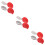3Ensembles Ustensiles Bébé Acier Inoxydable Rouge Ergonomiques 7