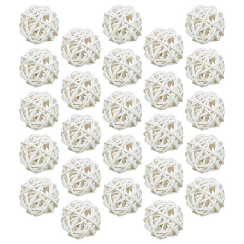 100Pièces Boules Rotin Diffuseur Blanc Pour Décor Aromathérapie DIY