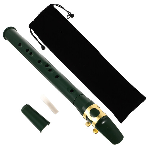 1Ensemble Saxophone De Poche Mini ABS Vert Instrument Pour Enfants