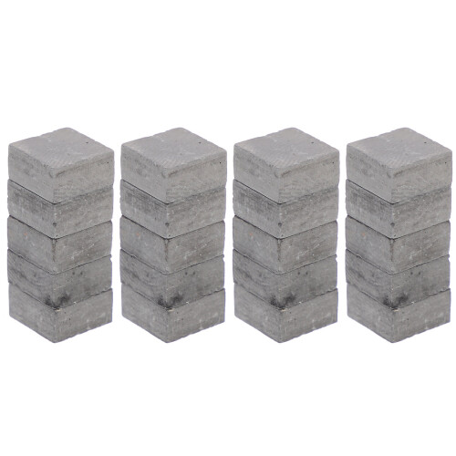 60Pièces Miniatures Grises Pour DIY Micro Paysage