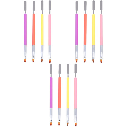 12Pièces Nail Art Double-Tête Accessoires 2