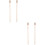 4Pièces Baguettes Marimba En Érable Robustes Accessoires Instrument 7