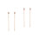 4Pièces Baguettes Marimba En Érable Robustes Accessoires Instrument 5