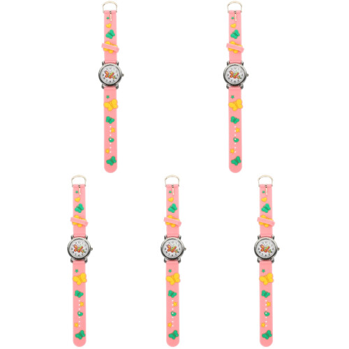 5Pièces Enfants Rose Motifs Design Et 1