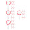 24Pièces Tablettes Blanches Rouges Effaçables Pour Notation 2