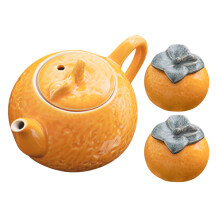 1Set Orange Keramik Retro Für Tee Genuss Zuhause