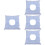 4Pièces Coussin Face Down Salon Spa Coton Pro 8