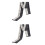 2Pièces Écharpe Automne Hiver Chaude Style Décontracté Multi 5