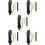 5Ensembles Accessoires Guitare Vert Coton Durable Ajustable 8