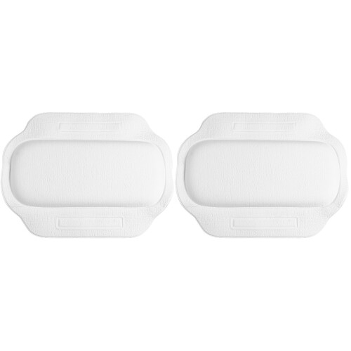 2Pièces Coussin De Bain Avec Ventouses, Support Tête 1