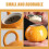 1Set Orange Keramik Retro Für Tee Genuss Zuhause 6