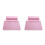 2Ensembles Coussinet Mains Rose PU Pour Ongles Et Salons 8