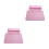 2Ensembles Coussinet Mains Rose PU Pour Ongles Et Salons 7