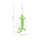 2Pièces Étuis À Tee Golf Silicone Vert Pour Usage Extérieur 10