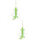 2Pièces Étuis À Tee Golf Silicone Vert Pour Usage Extérieur 9