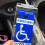 10Pièces Support Transparent PVC Pour Plaque Handicapée 6