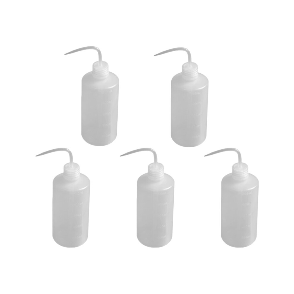 Vaguelly 15Pcs White Hairdressing Scale Bottles Leak Proof Applicator For Hair