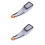 2Pcs Silver Hand Shower Rain Shower Head Bathroom Showering Component 4