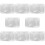 8Sets White Lip Mask Brush Silicone Lipstick Applicator for Makeup 8