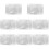 8Sets White Lip Mask Brush Silicone Lipstick Applicator for Makeup 7