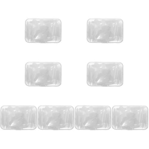 8Sets White Lip Mask Brush Silicone Lipstick Applicator for Makeup 2