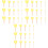 45Pcs Yellow Sponge Painting Brushes Kids Graffiti Drawing Tools Set 3