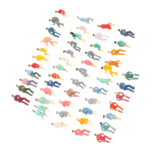 300Pièces Mini Personnages Plastique Colorés Décor DIY Table De Sable