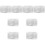 8Sets White Lip Mask Brush Silicone Lipstick Applicator for Makeup 4