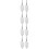 8Pcs Silver Metal Wormwood Spoon Absinthe Dripper Decorative Bar Tool 10