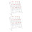 2Pcs White Metal Test Tube Draining Rack Durable Lab Drying Stand 11