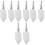 8Pcs Silver Metal Wormwood Spoon Absinthe Dripper Decorative Bar Tool 5