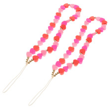 6Pcs Colorful Polymer Clay Phone Charms Mobile Phone Decorative Straps