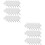 120Pcs White Key Id Labels with Rings for Key Organization 6