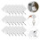 120Pcs White Key Id Labels with Rings for Key Organization 9