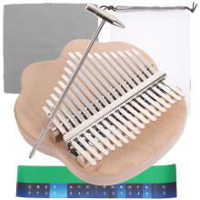 5Sets 17 Key Thumb Piano Kalimba Finger Piano Small Musical Instrument