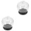 2Pcs Small Glass Bell Jar Display Cases for Artificial Plants 5