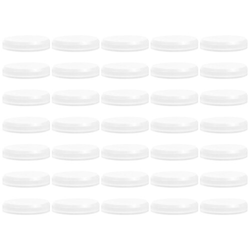 50Pcs Durable Plastic Gallon Barrel Seal Covers White Waterproof Caps