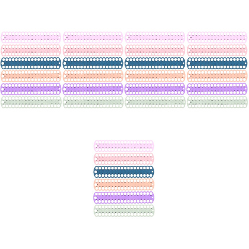 30Pcs Wear-Resistant Plastic Floss Organizer Multi-Hole Household Use 2