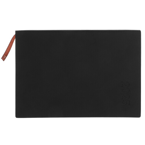 5Pcs Black PU Planner Notepad Daily Organizer for Work and Study 2