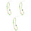 3Pcs Beads Phone Lanyard Decorative Wrist Hand Strap 4