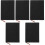5Pcs Black PU Planner Notepad Daily Organizer for Work and Study 5