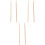 3Pcs Wooden Drum Sticks Light Yellow for Durable Performance 3
