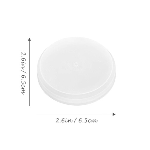 50Pcs Durable Plastic Gallon Barrel Seal Covers White Waterproof Caps 1